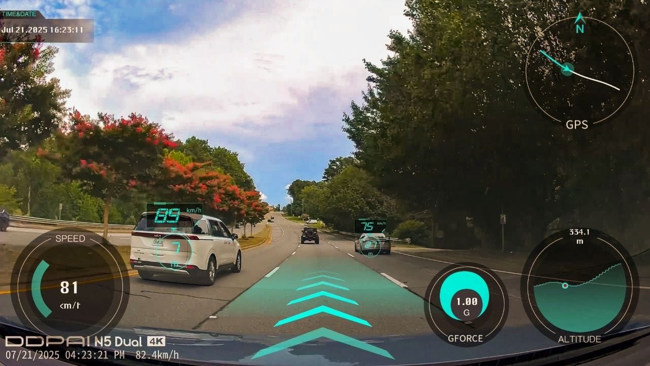 Yapay Zeka Destekli DDPAI N5 Dual 4K Kamera