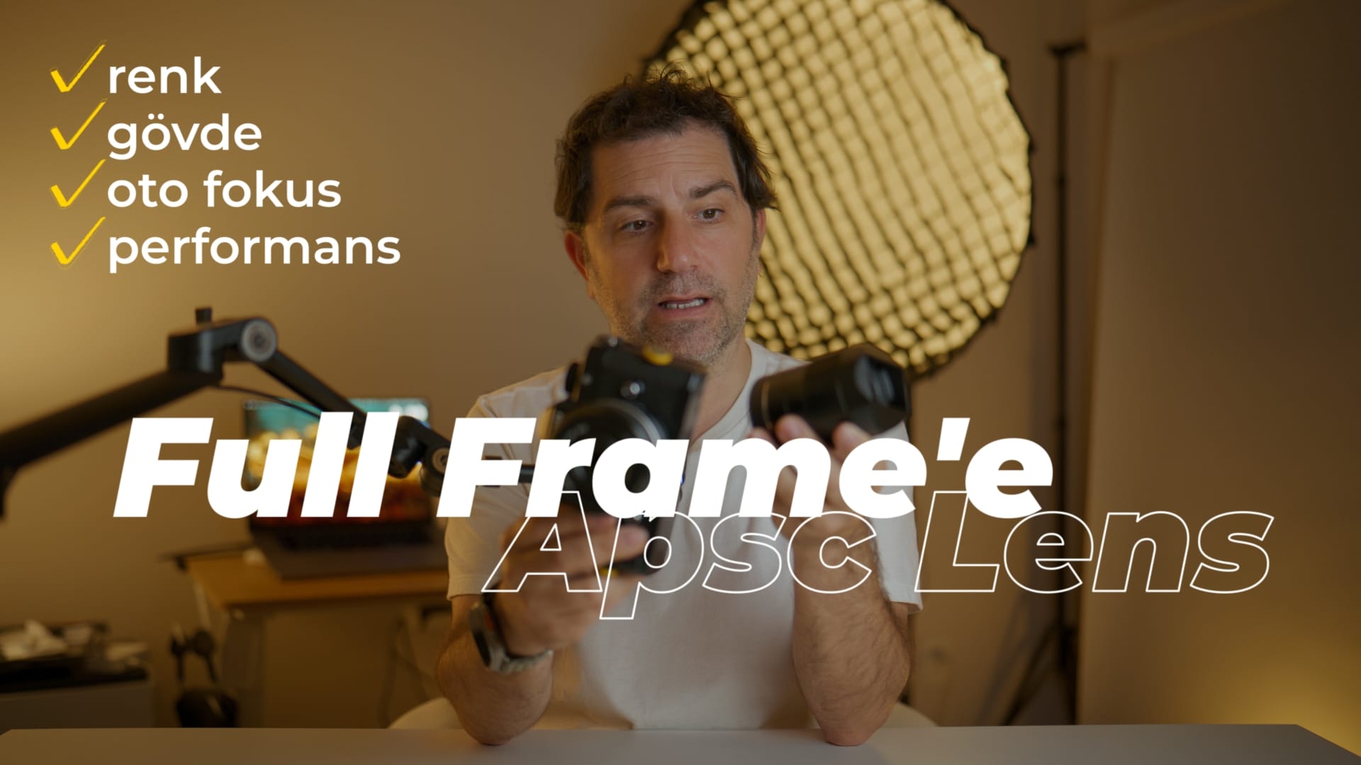 Full Frame Kamerada Apsc Sensör Lensi Denedim - 56mm f1.8