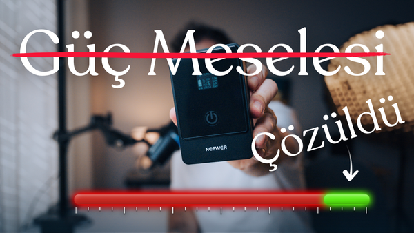 ⚡️ Güç Bende Artık! - NEEWER V Mount Battery PS099E/PS099F